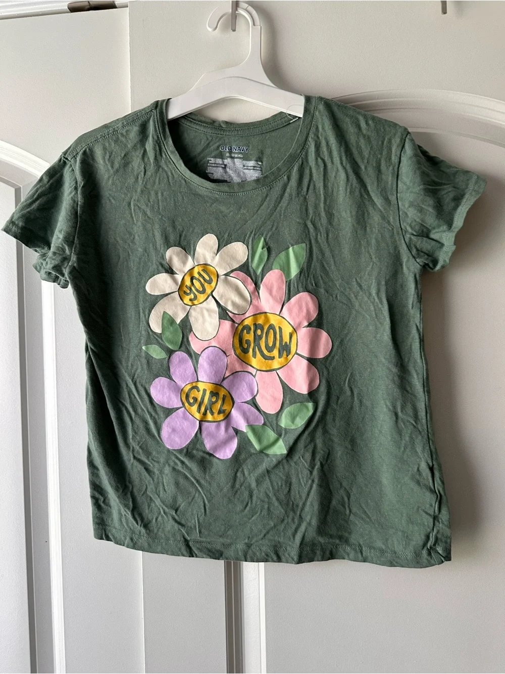 Girl’s XL Old Navy Green Short Sleeve Tee